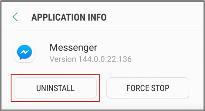 FB messenger deinstallieren