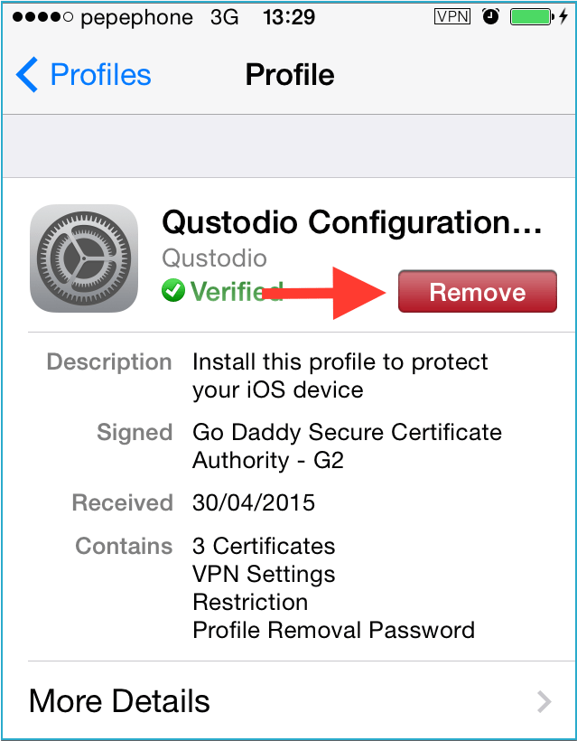 qustodio remove